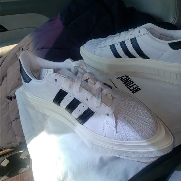adidas gazelle silver green womens Adidas x Beyonce Ivy Park Superstar Platform Sneakers, 6 - BOPF
